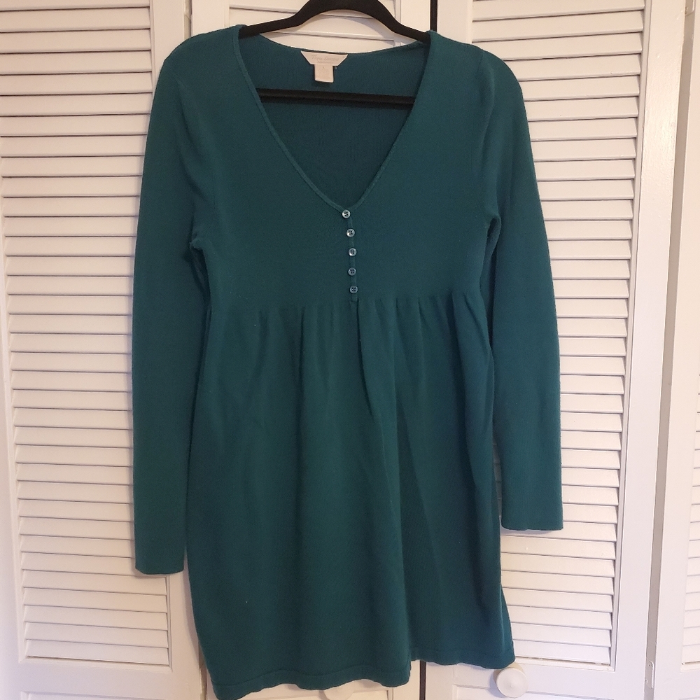 Maternity sweater dress